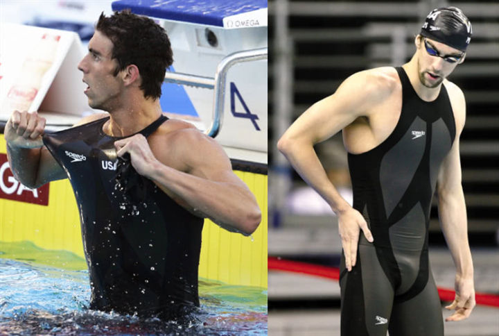 2008年奥运会菲尔普斯鲨鱼皮泳衣,新款民族风泳衣