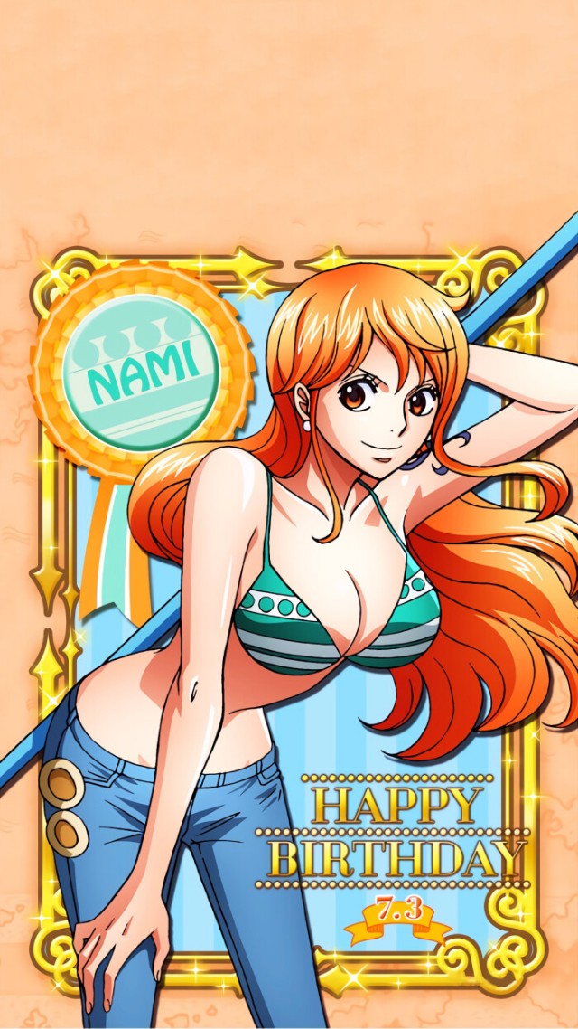 海贼王娜美静态图片,海贼王娜美自拍