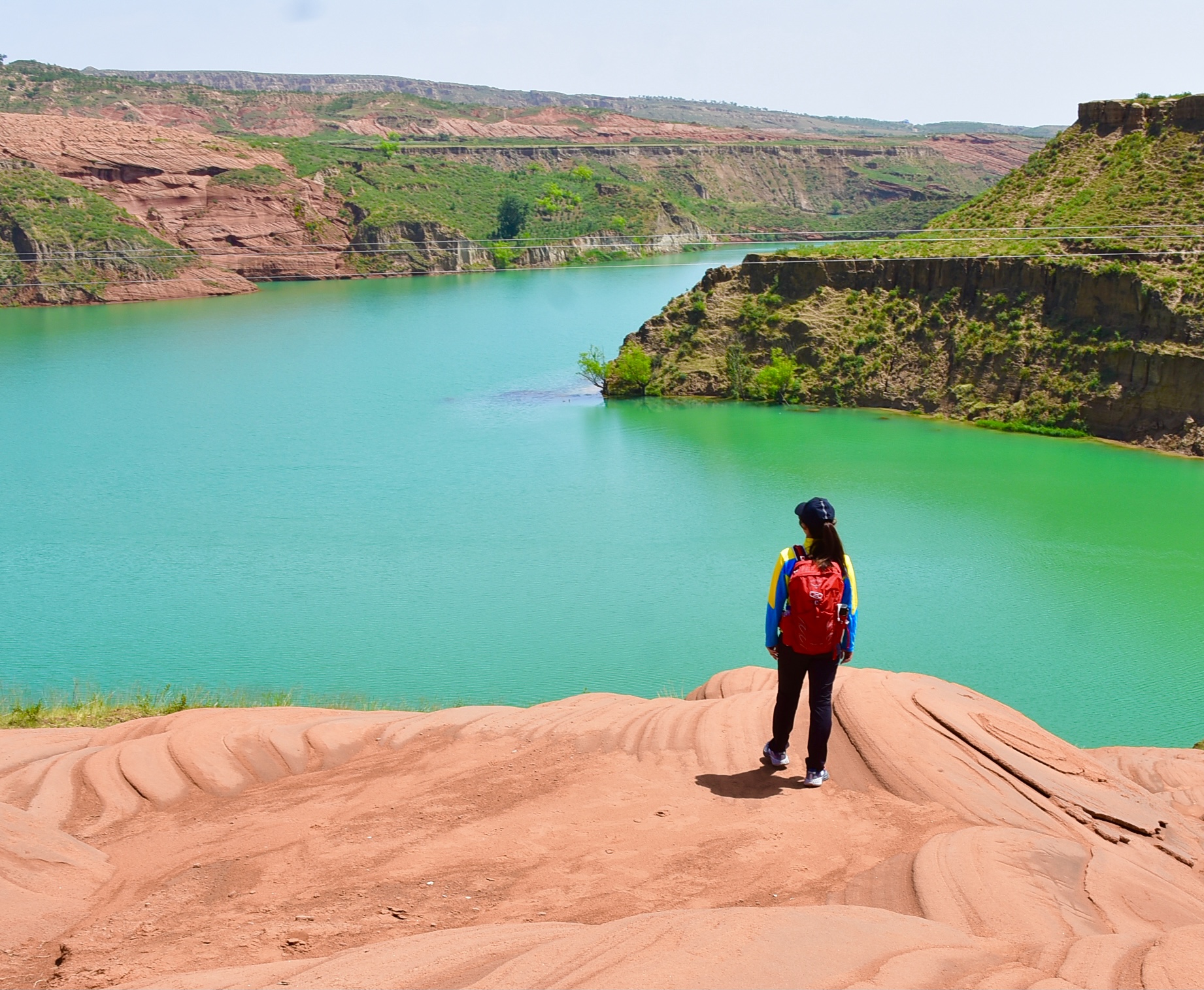 靖边波浪谷湖,靖边县波浪谷景区