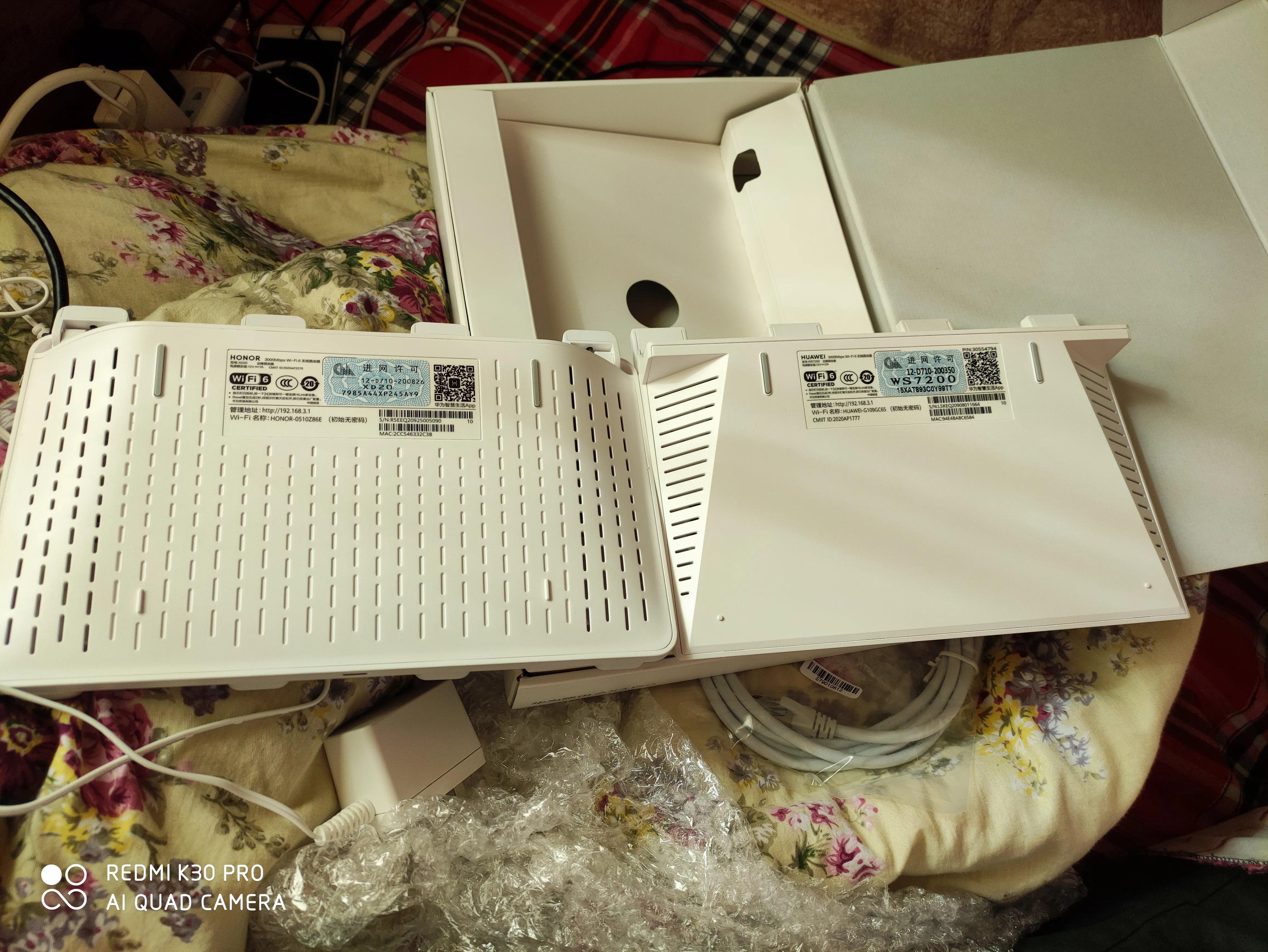 荣耀路由器3和华为路由ax3组网,华为ax3pro和tp-linkax3000mesh组网