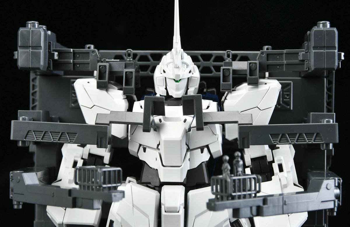 mgex独角兽高达测评,万代限定重炮高达mg开箱