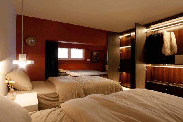 80㎡三口之家，餐厅里种树、可移动儿童房、大浴缸，日子又慢又美