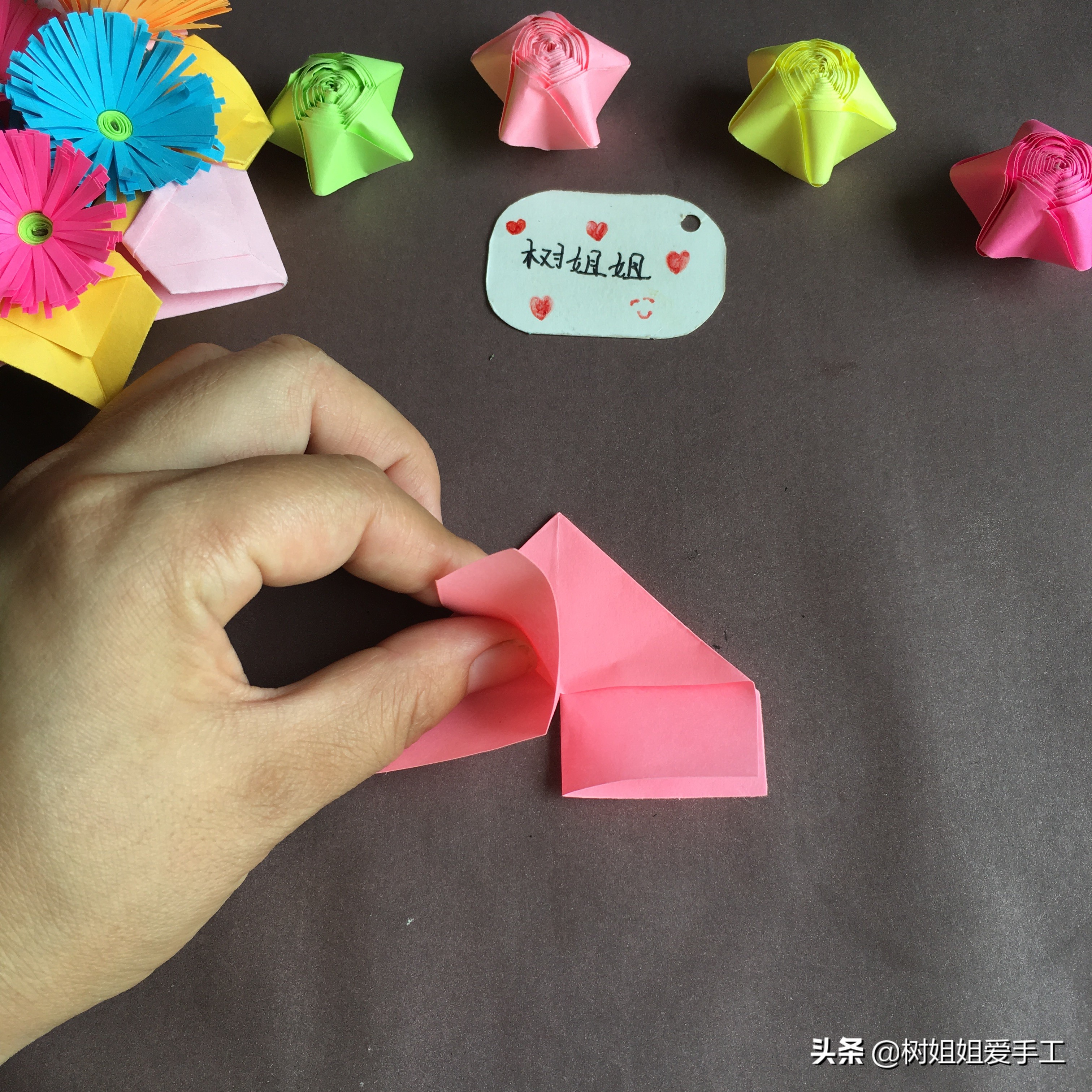 手工折纸蝴蝶书签慢动作,折纸蝴蝶书签步骤