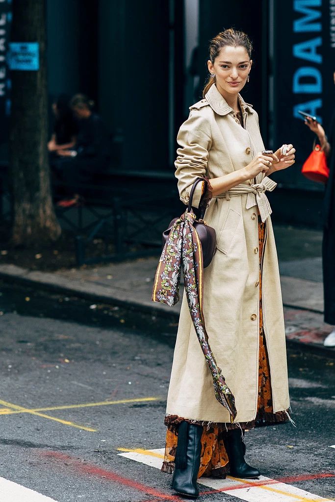 倪妮同款丝巾,赵薇钟爱精简风搭配