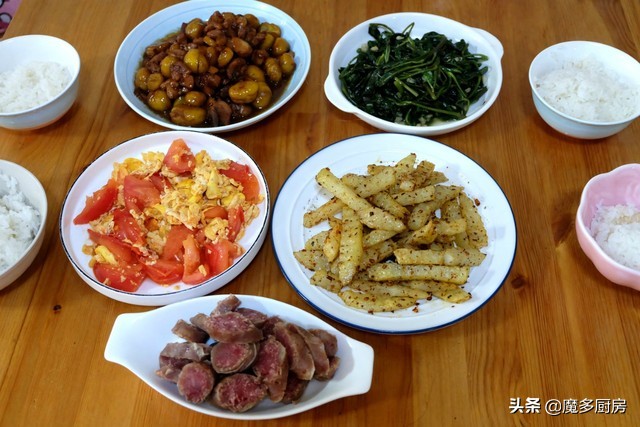 周末在家做美食家常菜照片,推荐吃货自己在家做一道家常菜