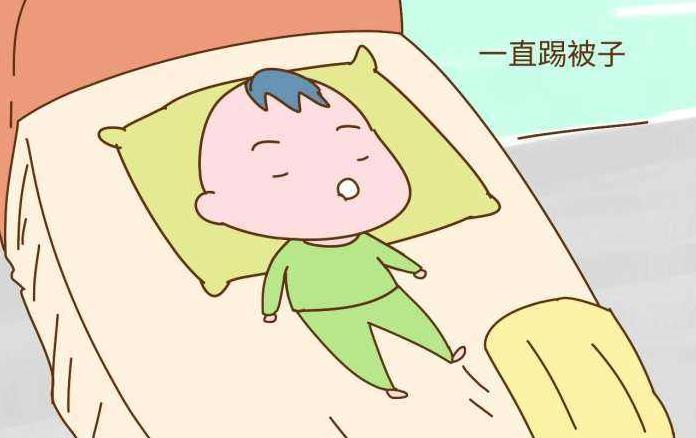 大童晚上蹬被子总是着凉怎么办,孩子睡觉蹬被子不知道冷然后着凉