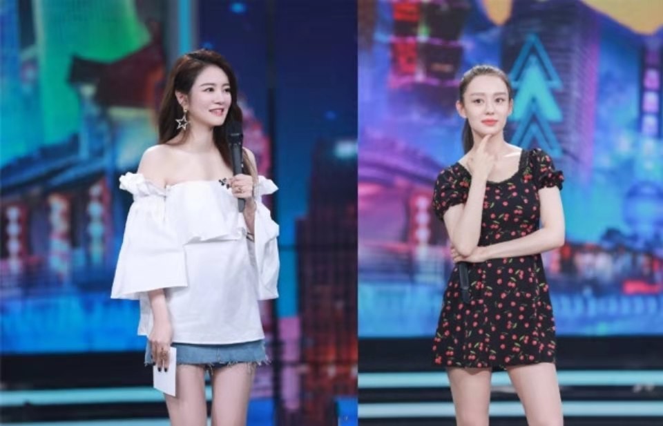 安以轩与吉娜同台比美,天天向上安以轩吉娜