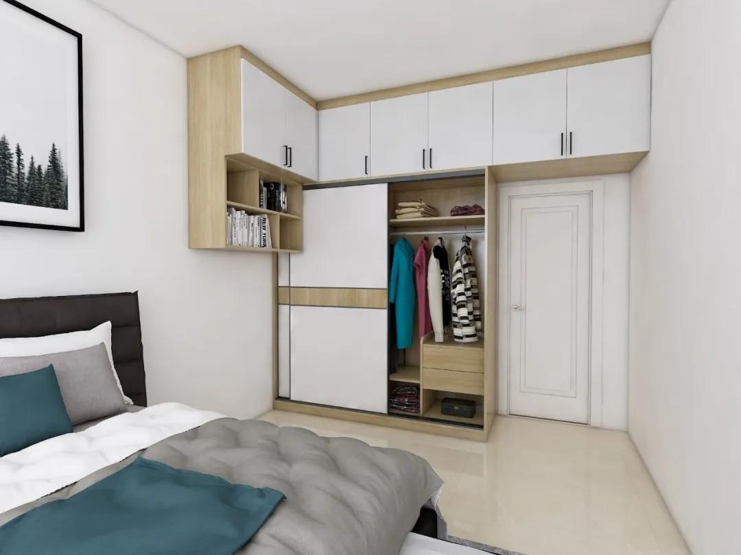 史丹利白衣柜效果图,史丹利整体衣柜报价