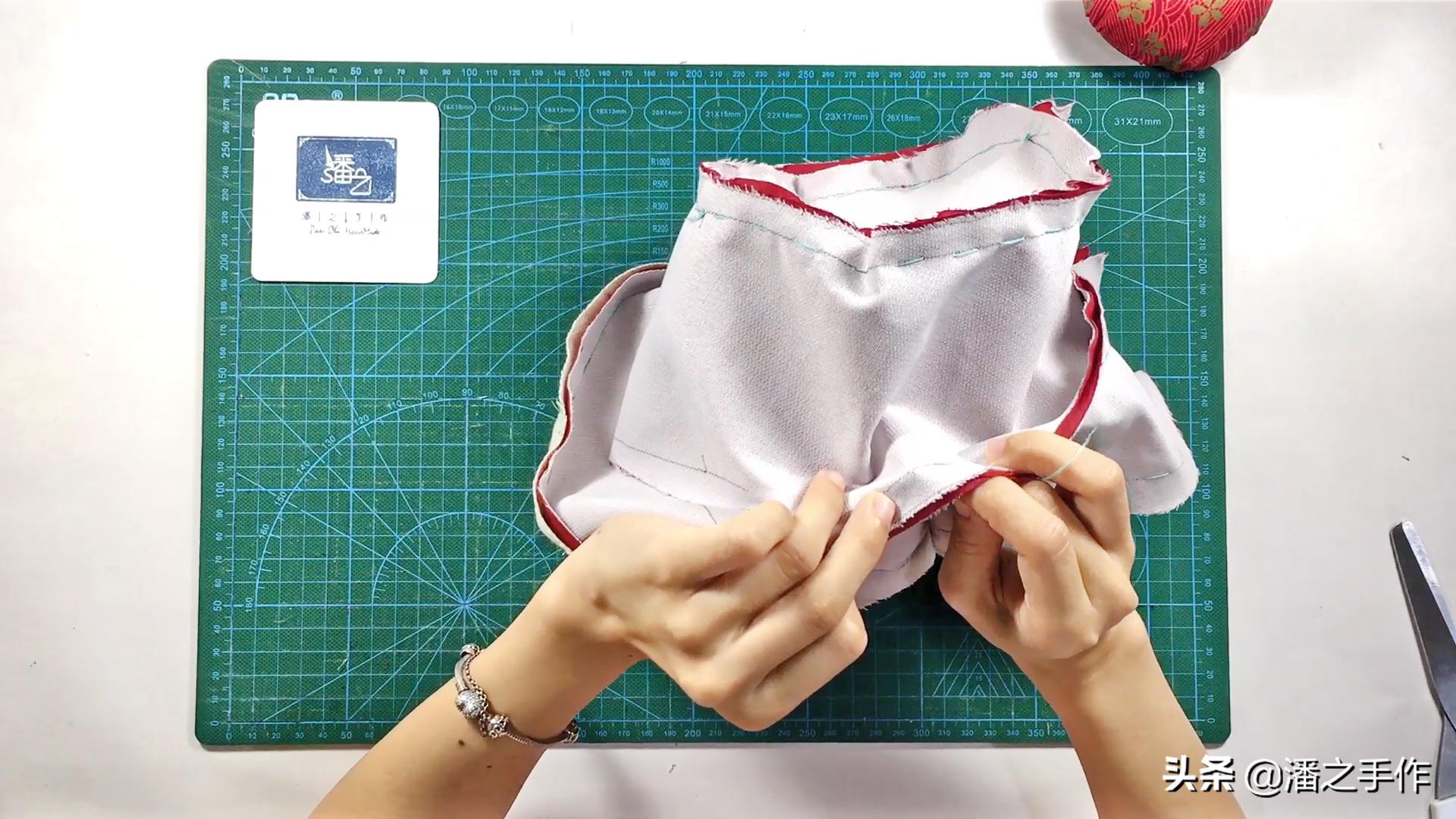 厚布料渔夫帽裁剪教程,用布料做渔夫帽的教程视频