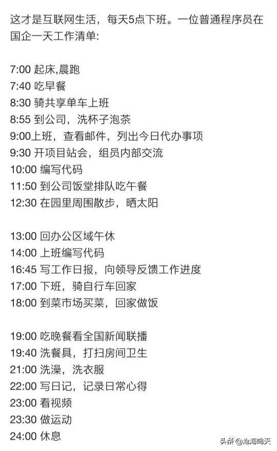 国企程序员都做什么的呀,国企程序员都做什么工作