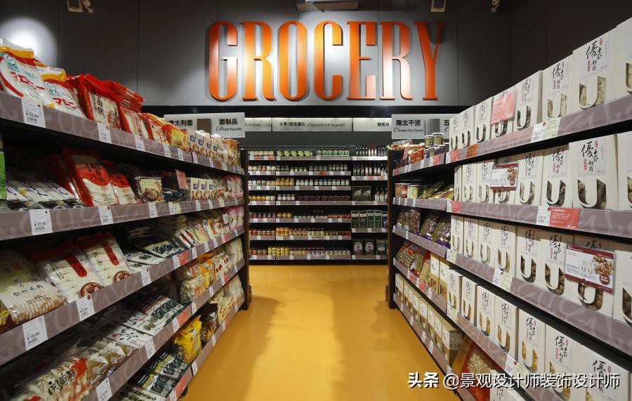 商场店铺设计案例图纸,超市设计图解大全