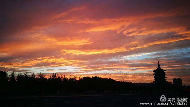 双彩虹映照下的绝美风景，洛阳奇特天象百年不遇