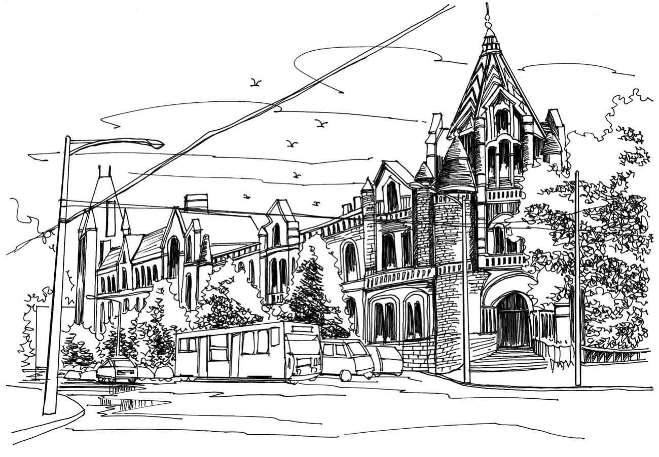 悉尼建筑简笔画,悉尼怎么画简笔画