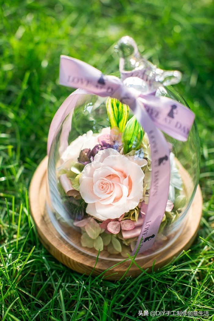 diy手工永生花制作全过程,diy永生花怎么做的