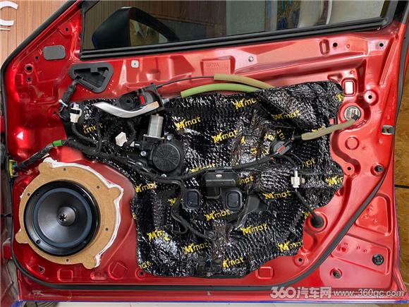 17款2.0阿特兹升级音响,阿特兹主动三分频改装案例