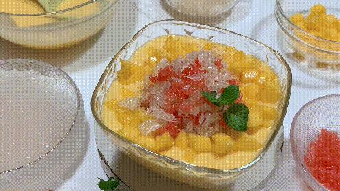 杨枝甘露自带仙气的港式甜品,港式杨枝甘露的做法