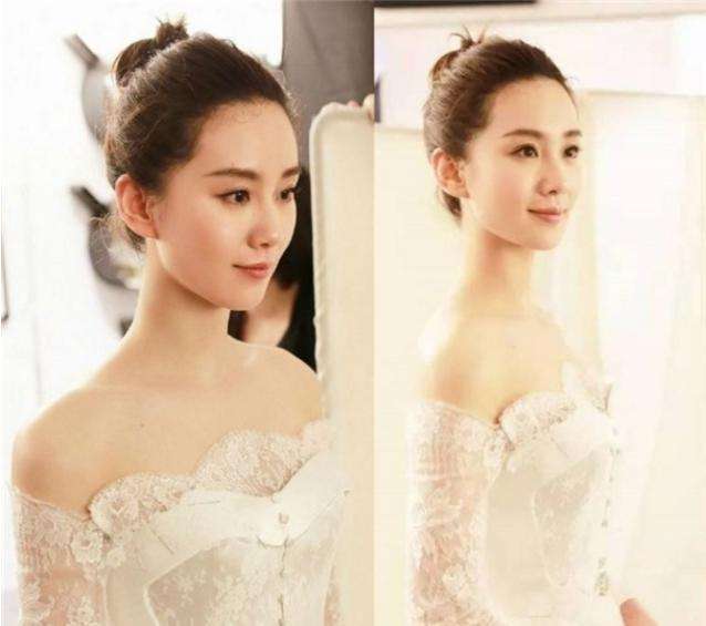 刘诗诗天鹅颈一字肩,不必羡慕刘诗诗的天鹅颈完美脸型