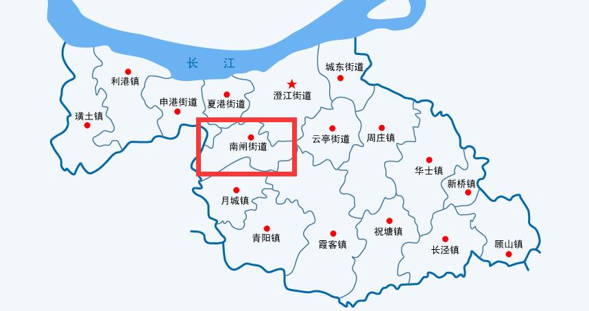 城市向南扩,江阴市南闸街道村规划一览表