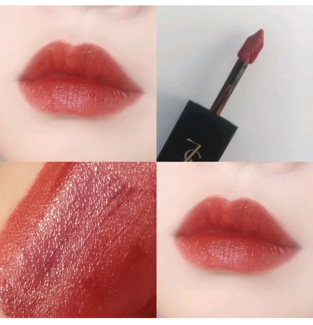 ysl复古正红口红适合黄皮肤吗,ysln610肉桂奶茶