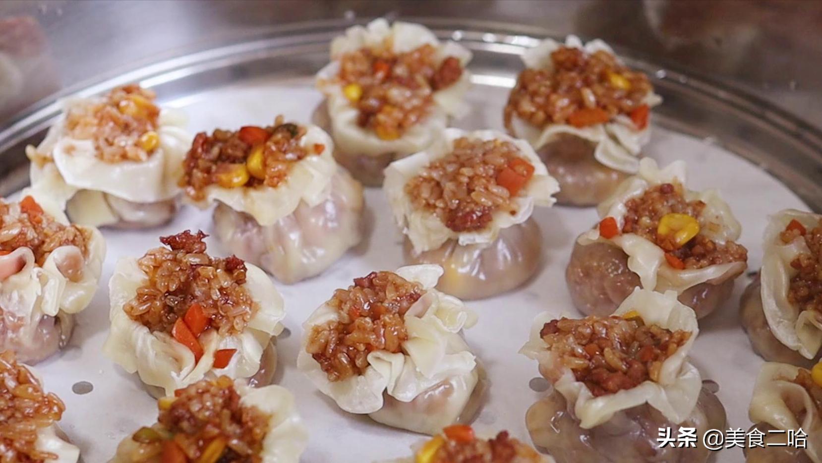 烧麦馅料的烧麦皮正确配方,烧麦的做法烧麦皮捏法