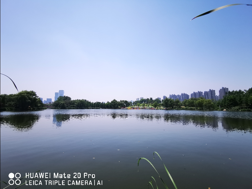 大美滨湖全景图,合肥滨湖塘西河公园美景