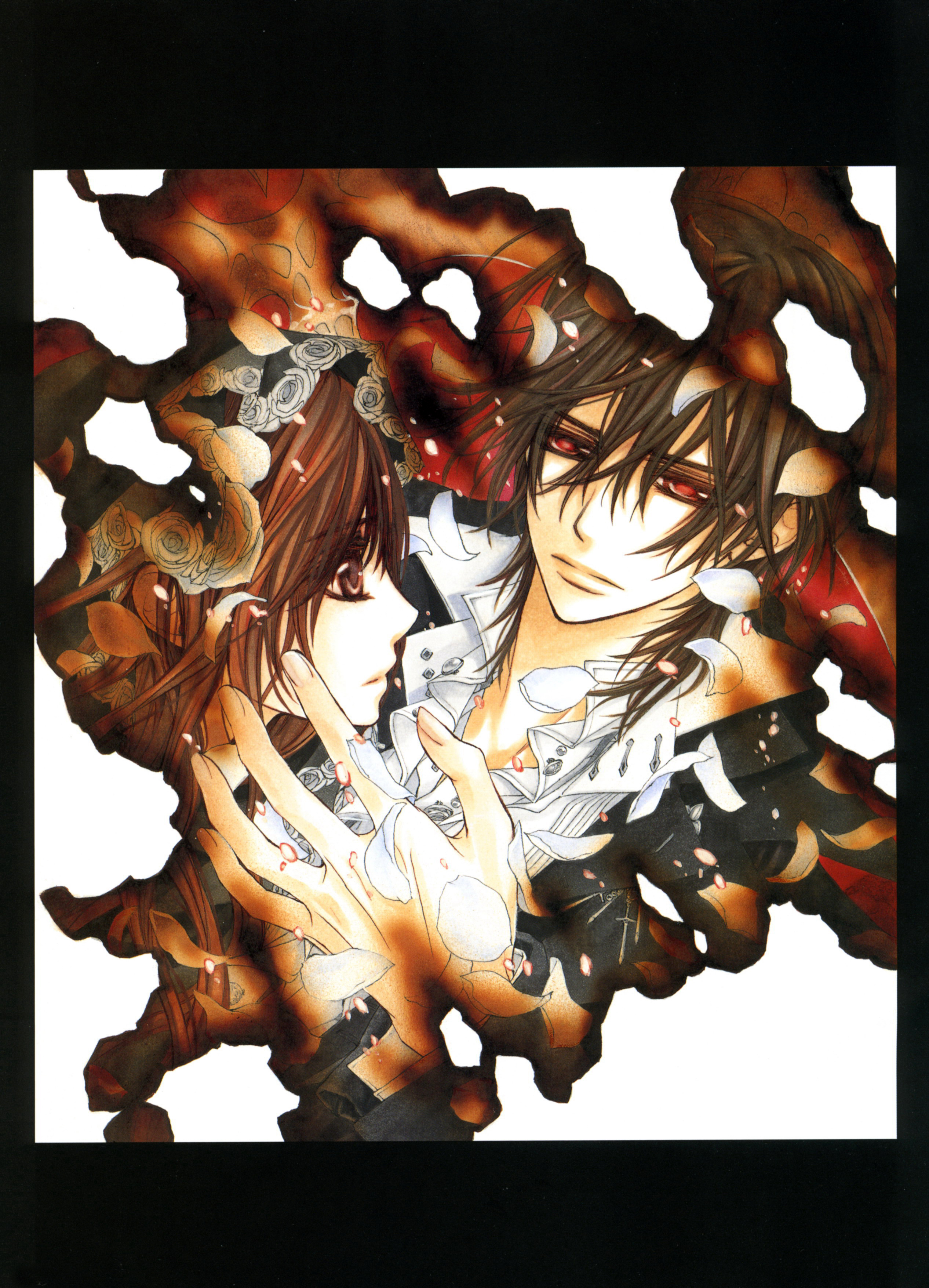 有关帅气吸血鬼的漫画图片,画风超精致的日本吸血鬼漫画