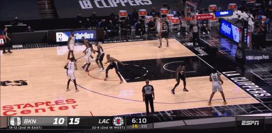 20210222篮网VS快船全场比赛攻防细节分析（上）