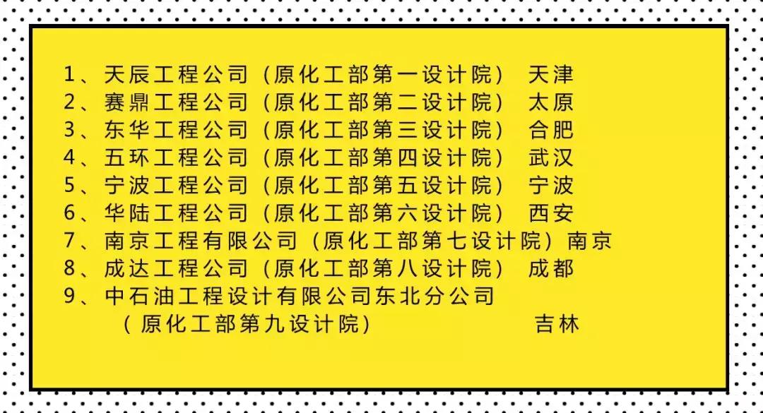 化工部设计院待遇,化工部九大设计院薪酬组成一样吗