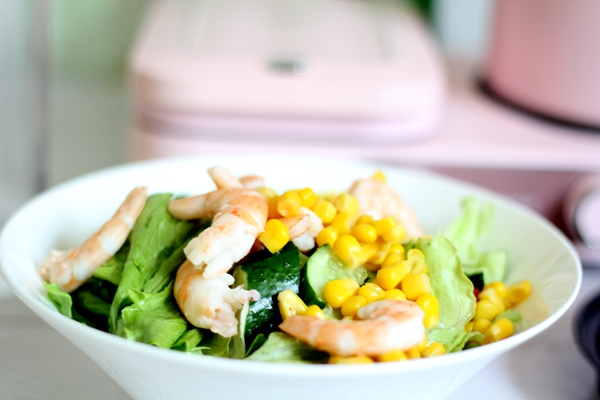 黑胡椒油醋汁大虾沙拉,黑胡椒酱汁虾做法