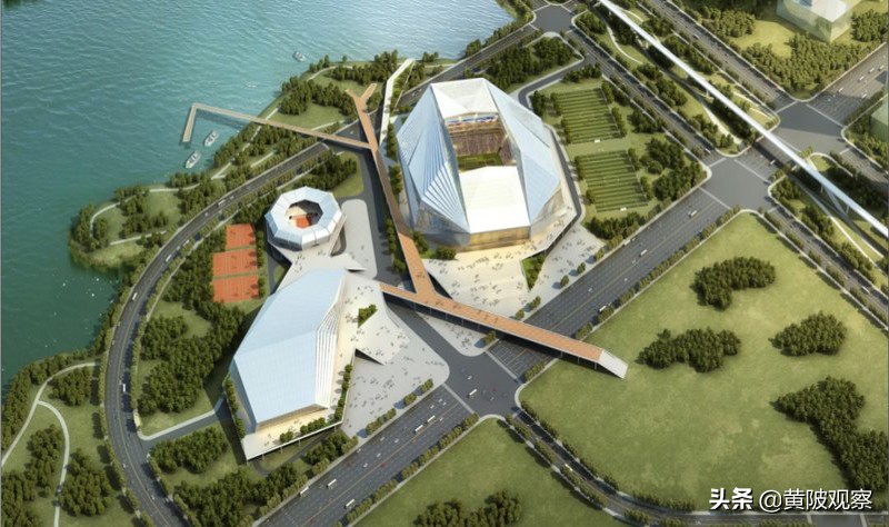 黄陂调整盘龙城国际体育中心用地规划,改造后的任凯湖美轮美奂