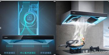 西门子展翼油烟机e净,西门子智能展翼油烟机