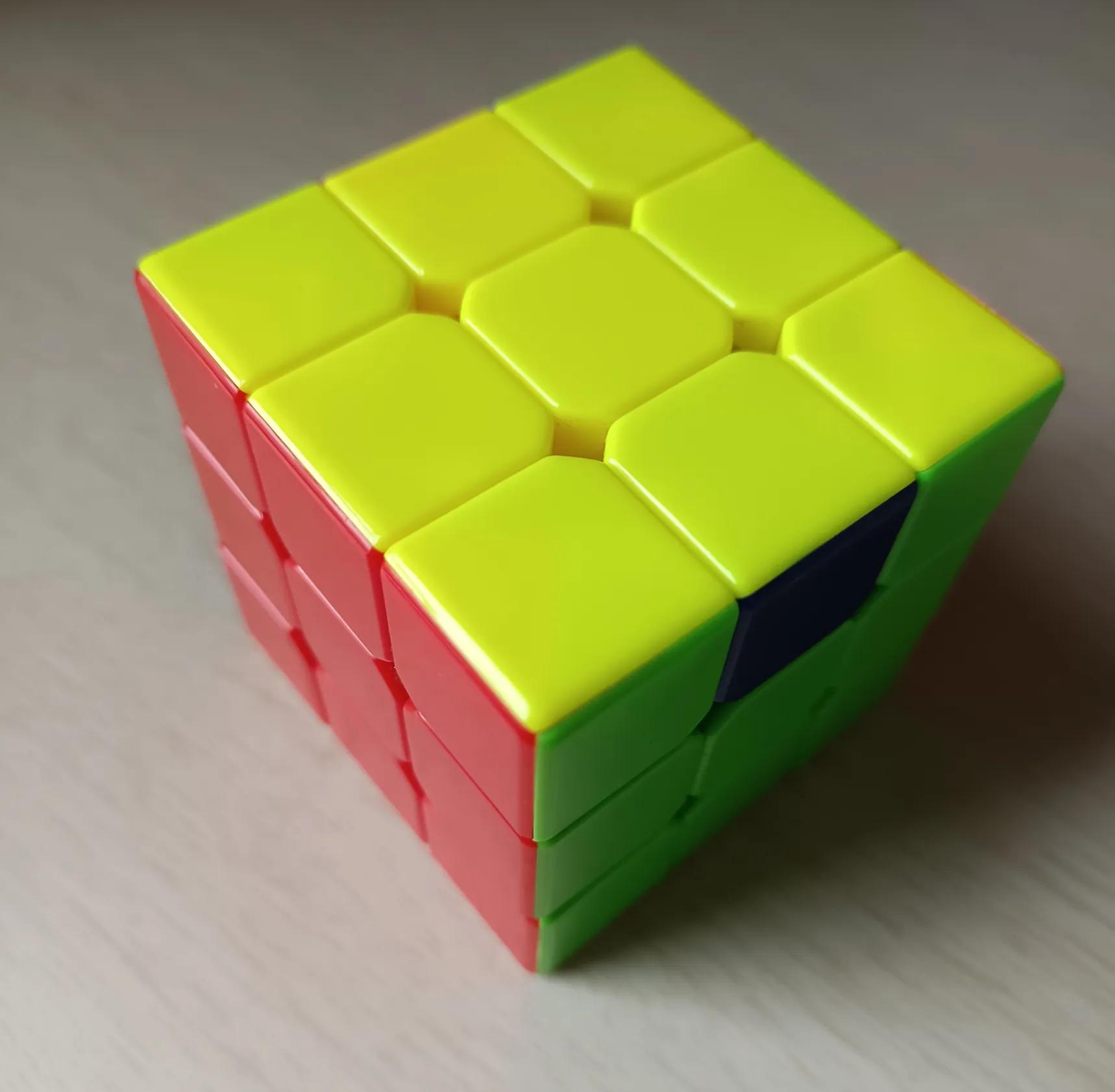 三阶魔方cfop复原法,魔方三阶黄色十字架复原