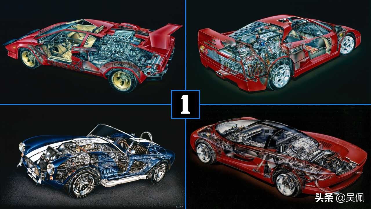 汽车解剖图结构图,汽车结构解剖图实图