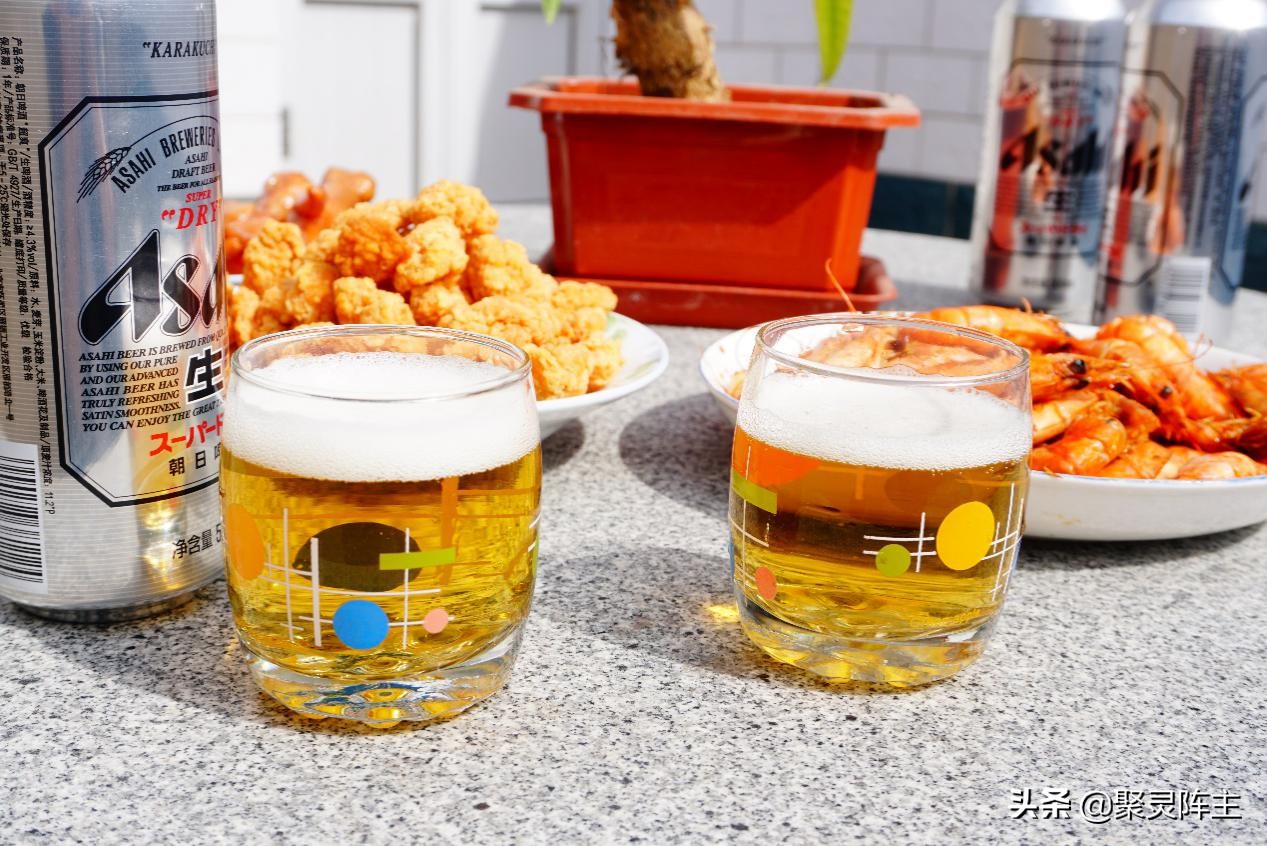 asahi朝日超爽生啤酒500ml,尽享美酒美食之旅