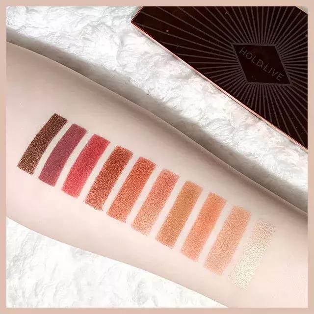 venusmarble九色眼影测评,橘朵的单色眼影新版和旧版对比