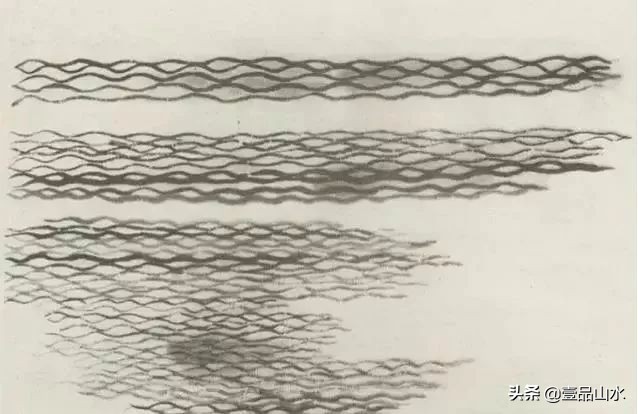 国画山水的水的画法,国画水的画法视频教程