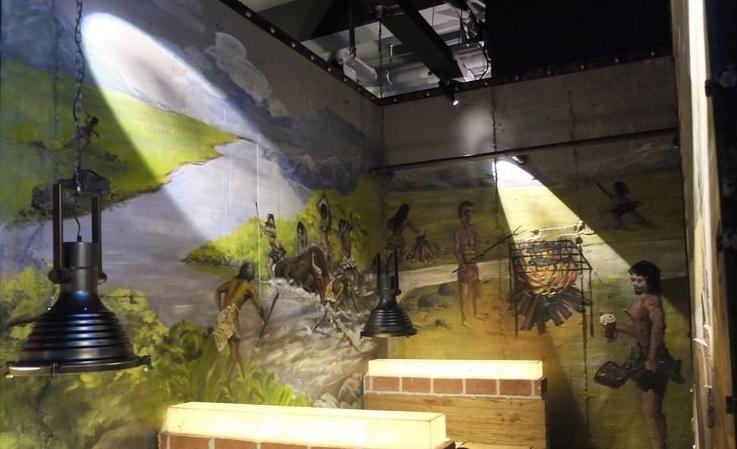 酒吧墙绘英文,酒吧墙绘国风