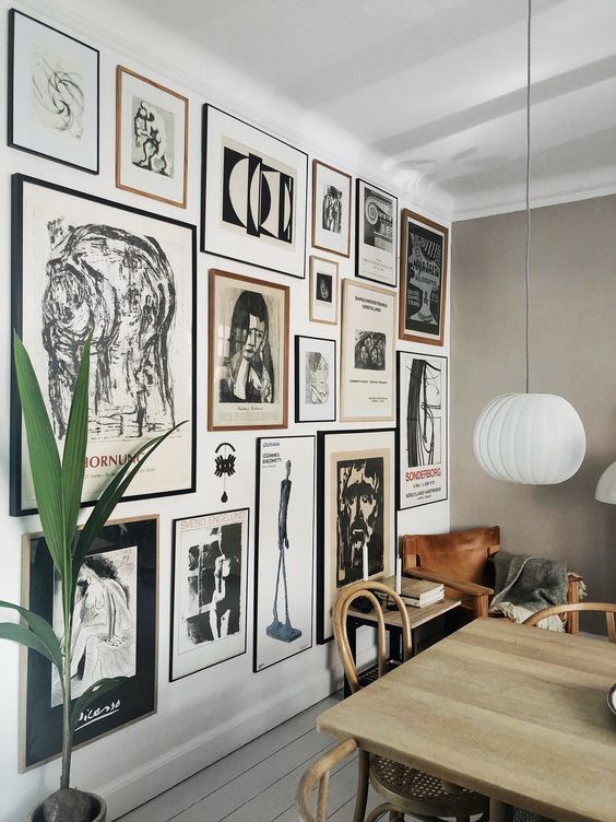 这才叫背景墙,摆放式照片墙