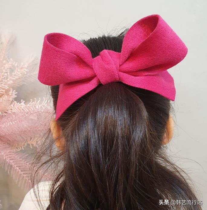 韩国蝴蝶发饰最流行款,韩系时尚潮流发饰