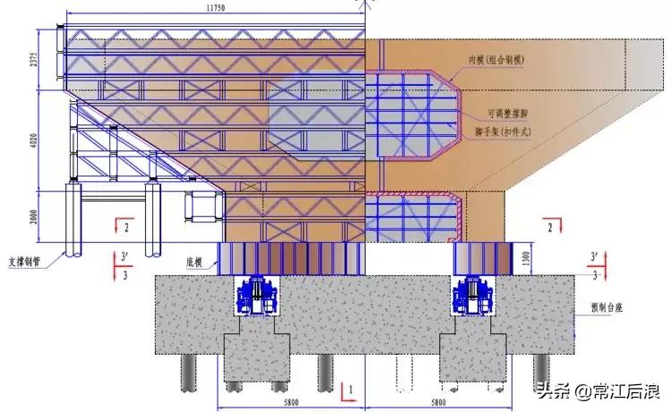 简易桥梁设计图纸大全,桥梁设计简图配上说明性文字