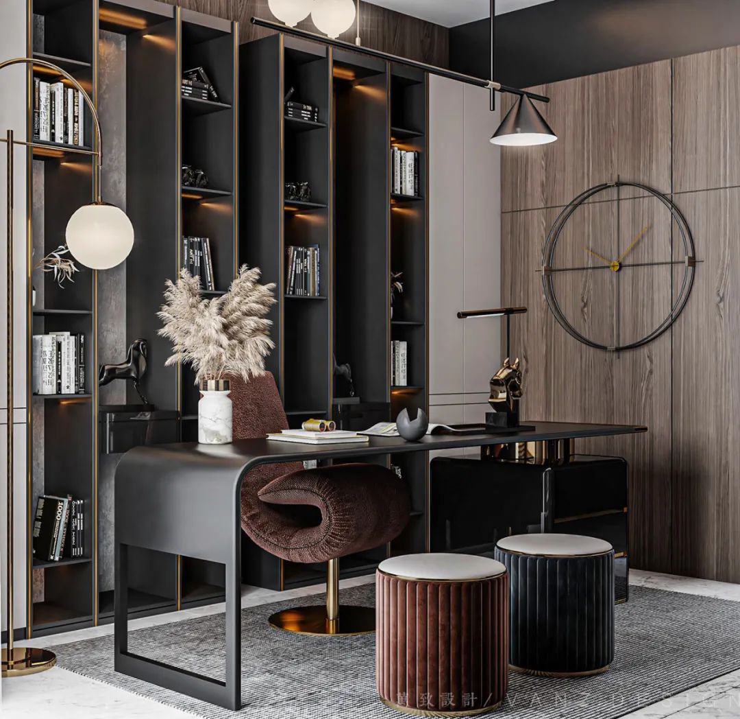 高档董事长办公室装修案例欣赏,董事长办公室豪华装修现代感