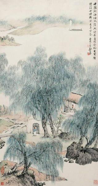 郑午昌花鸟,丝鬓散人郑午昌百幅绘画作品赏析