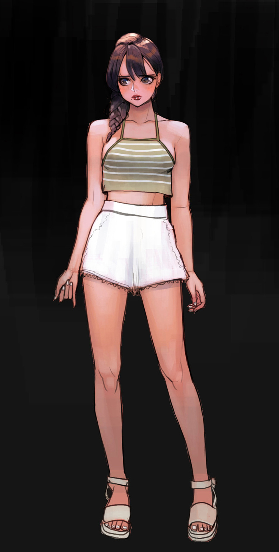 服饰穿搭小插画,30幅插画和你探讨如何时尚穿搭