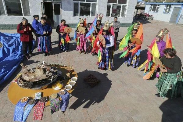 吉林市萨满非遗,蒙古族萨满祭天仪式