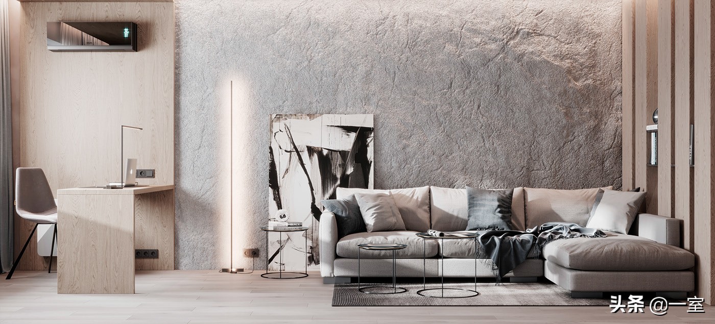 3.3米背景墙设计,客厅背景墙设计简约款