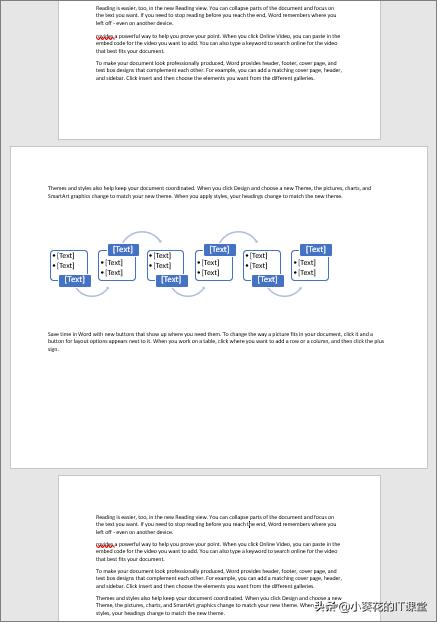 word带页眉页脚排版布局,word分页符与页眉的关系