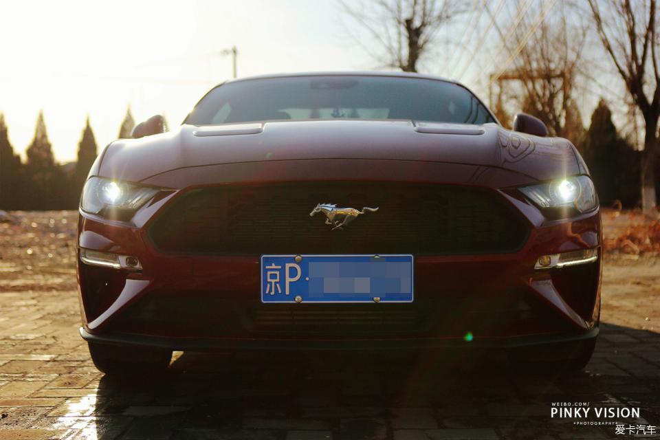 野马mustang宝石红,mustang提车真实评价