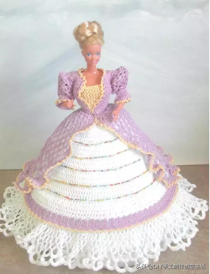 娃娃的衣服怎么钩简单,钩最简单的娃娃衣服教程