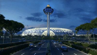 新加坡樟宜机场扩建第五航站楼,新加坡樟宜国际机场横屏