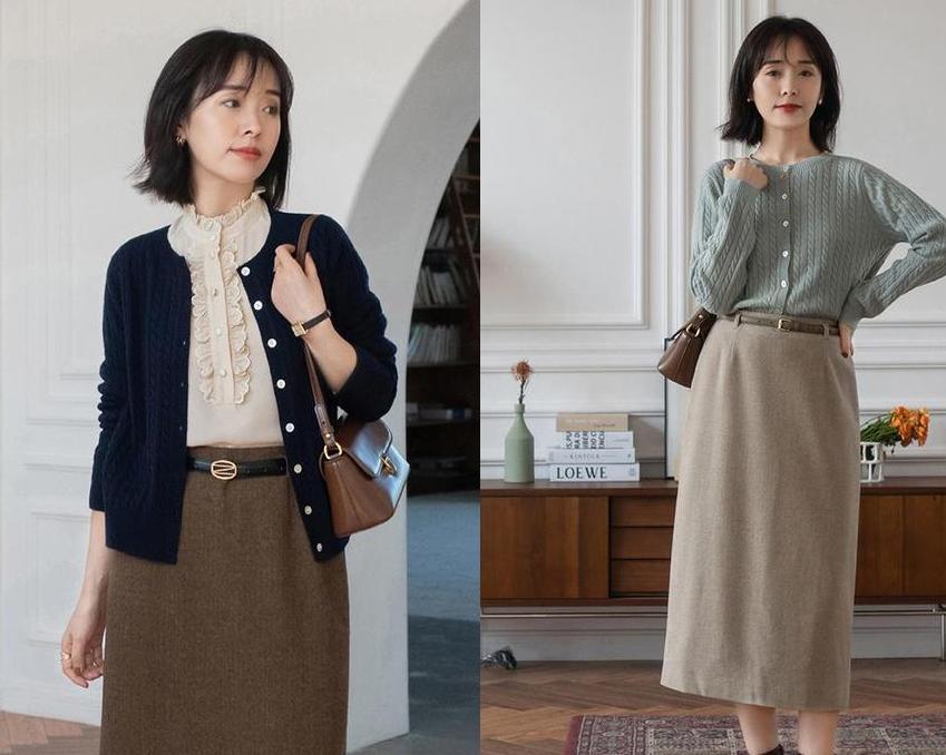 肩宽女生怎么穿大衣显壮,肩宽女士如何穿出高级感